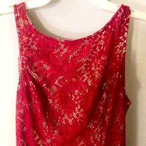 beautiful Formal Wedding Party Summer Women sleeveless red maxi dress w/slit